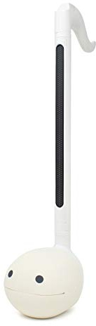 Otamatone Techno [Japanese Edition] Electronic Musical Instrument Synthesizer [Music Link Connect] with a Smartphone (iPhone and iPad iOS/Android App) from Japan by Cube/Maywa Denki, White
