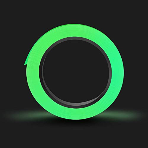 MaoXinTek Nastro Luminoso Impermeabile Rimovibile Sicuro Nastro Fluorescente Adesivo Bagliore nel Buio para Palcoscenico Bici Scale 15mm × 10m
