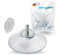 DIYexpert® 12 x ventouses Ø 40 mm avec filetage M4x10mm avec écrous moletés transparent - Fabriqué en Allemagne