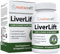 LiverLift #1 Liver Cleanse & Detox Supplement | Turmeric, Beetroot, Dandelion, Chicory, Burdock, Artichoke and More | Money Back Guarantee | 60 Vege Capsules