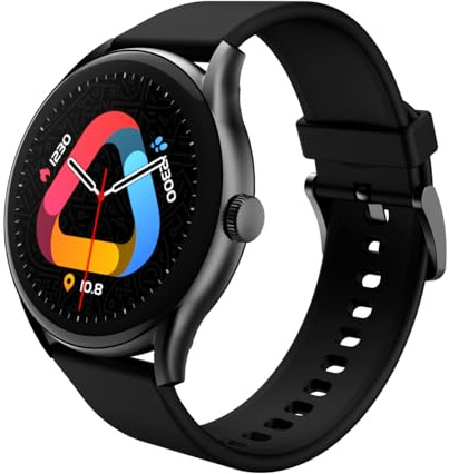 QCY Watch GT Smartwatch mit Retina 1.43 AMOLED HD Display, Spitzenhelligkeit Sonnenlicht-Display, Metalluhrrahmen und Krone, Gesundheitsüberwachung, bis zu 10 Tage Akkulaufzeit und 100+ Sportmodi -