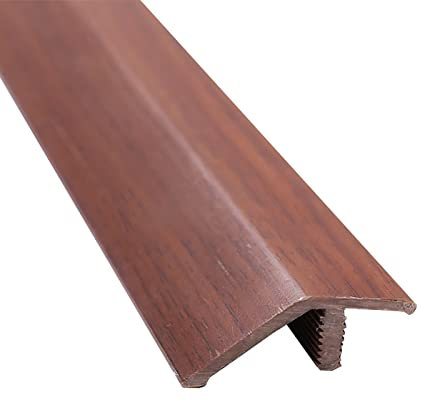 Bandes de Garniture de Porte de Tapis Bande de Transition pour Portes rustiques, Bandes de Transition de Tapis à carrelage, Garniture de Bord de Sol en PVC de 4,5 cm de Large, pour Portes, sols inéga