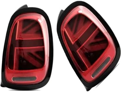 SPUFKGE Fanalino Fanale Posteriore a LED per Mini per Cooper F55 F56 F57 2014 2015 2016 2017 2018 2019 2020, Luce di retromarcia e Freno Posteriore. Faro Fanale(B)