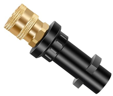 Nutmanel Adattatore Idropulitrice, 1/4 presa Quick Link, Adattatore Tubo per Pistola ad Acqua, per Pistola Idropulitrice, Compatibile con Karcher K2-K7, Adattatore a Baionetta Resistente e Pratico