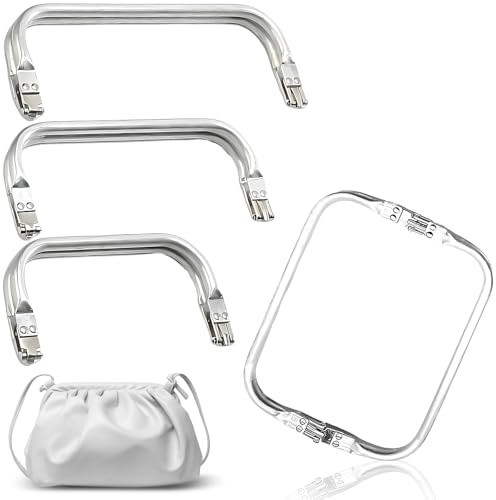 3 st handväskhandtag virkning, CIYIN U-formad väska inre handtag kyss, aluminiumväska handtag ramväska, för alla hjärtans dag-projekt, DIY-projekt(150 mm/180 mm/200 mm)