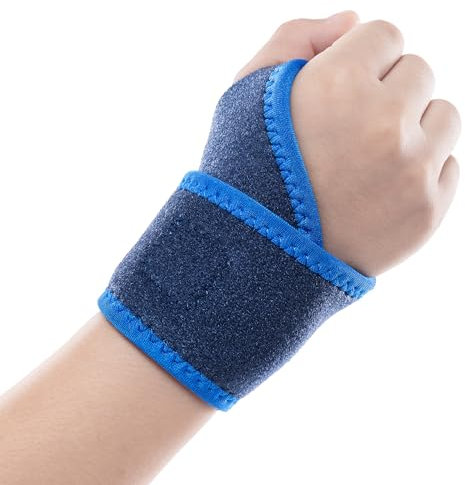 BraceUP Handgelenkbandage Kinder – Verstellbare Handgelenkschiene für Jungen und Mädchen (100–140 cm), Handgelenkschoner für Alltag, Sport & Verletzungen