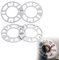 4 Pièces Entretoises Universelles pour Jantes pour Véhicule, Cales D'espacement de Roue en Alliage D'aluminium, Entretoises de Roue 5mm, Élargisseurs de Voie, Auto Accessoire