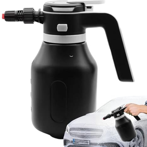 Spruzzatore Elettrico Schiuma - Macchina Detailing Ricaricabile 2L Generatore Sapone Alta Pressione | Pulitore Auto Cordless Per Giardino Prato Patio Irrigazione Piante Esterni