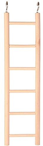 Trixie 5813 Holzleiter, 6 Sprossen/28 cm