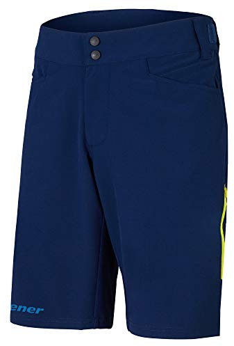 Ziener Herren NIW X-Function Fahrrad-Shorts/Rad-Hose Mit Innenhose/Mountainbike-Atmungsaktiv|schnelltrocknend|gepolstert, Nautic, 58