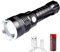 LUXJUMPER Torcia LED Potente Professionale 1000000 Lumen, Ricaricabile Super Luminoso XHP70 Torce 5 Modalità Alta Potenza Tattica Torce per Campeggio/Emergenza/Trekking