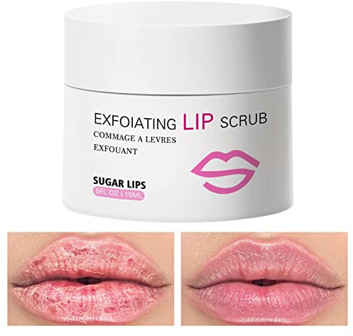 Scrub labbra,Idratante per labbra per labbra secche - Scrub esfoliante per labbra, Scrub per labbra allo zucchero, Scrub per labbra allo zucchero, per labbra screpolate, Scrubber per labbra,