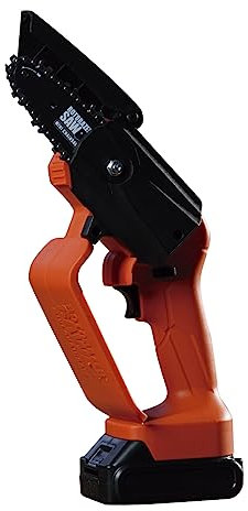 JML Rotorazer Mini Chainsaw - Rechargeable Battery, Handheld Cordless Chainsaw for Gardening and Pruning with Safety Hand Guard and Dual Action Trigger - Lightweight, Easy to Use Garden Tools