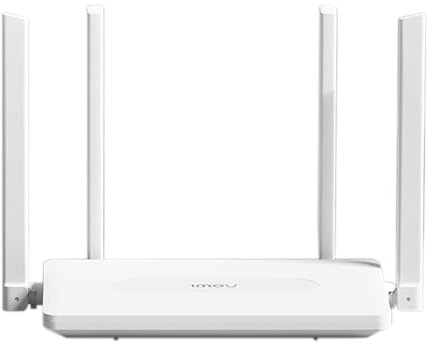 Imou WLAN de 1200 Mbps | Router WLAN Puertos Gigabit de doble banda | Red de malla de enrutador IMOU Link™ | FunciónWi-Fi Auto Sync | Stream Accelarate Wireless AC1200 WiFi Router