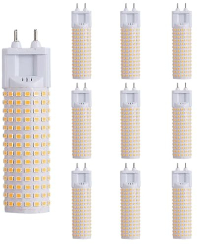 IOEDHW Paquete de 2/10 Bombillas LED G12 20/30/40 W Bombilla de maíz, luz de Base LED G12 de Dos Pines CA 85-265 V G12 Luces de maíz con Base de Dos Pines, Bombilla LED de Aluminio G12 de maíz para