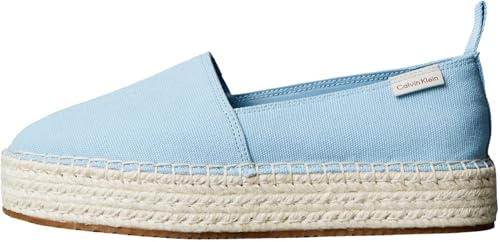 Calvin Klein Espadrilles Femme Compensées, Bleu (Cool Blue), 40