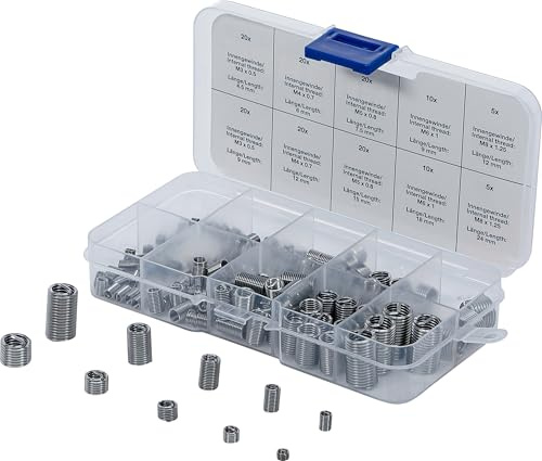 BGS 74506 | Gewinde-Reparatureinsatz-Sortiment | Edelstahl | 150-tlg.