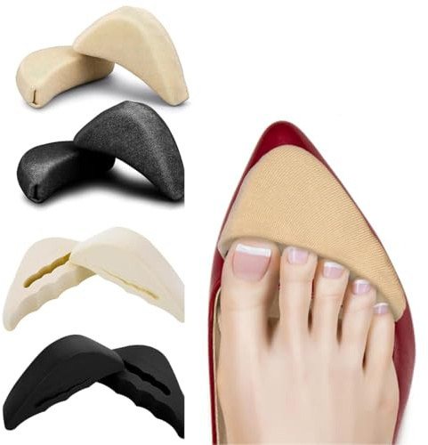 VONJUMA 4 Paia Inserti Per Dita Dei Piedi Riutilizzabili In Morbida Spugna Riempitivi Per Scarpe Troppo Grandi Unisex Adatti Per Scarpe Casual E Sportive Con Tacchi Alti