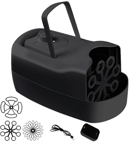 Máquina sopladora de Burbujas | Pulverizador automático de Espuma - Máquina de Burbujas Que Funciona con Pilas | para al Aire Libre, niños, niñas, baño, Ducha, Navidad, cumpleaños, Pascua