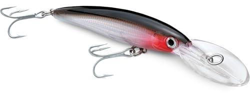 Rapala - Señuelo de Pesca X-Rap Magnum - Material de Pesca con Gran Babero Que se Hunde - Señuelo Pesca Marina - Profundidad de Nado 6m - 14cm/46g - Hecho en Estonia - Glass Ghost UV