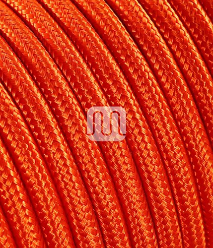 Merlotti 20303 Cavo Elettrico Rotondo H03VV-F 2x0.75, Arancio, 3 m