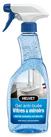 Produit Nettoyant Vitres et Miroirs Spécial Anti-Buée – 500 Ml – Spécial Anti Trace & Anti Poussière – Forte concentration pour un dégraissage sans tâche