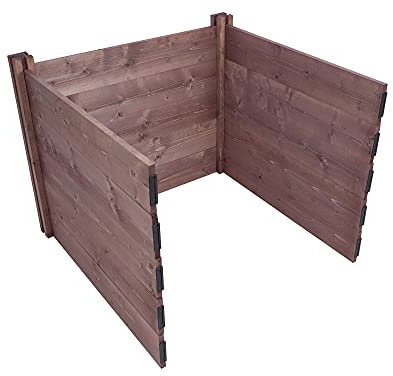 Suttons Wooden Compost Module - 2 posts and 15 panels for extending existing compost bin