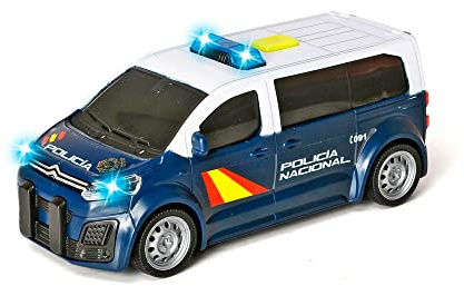 Dickie Toys - Polizia Nazionale Furgone Citroen Space Tourer ad attrito, 15 cm, Luce e Suono, Porte Si aprono (203712027SI2)