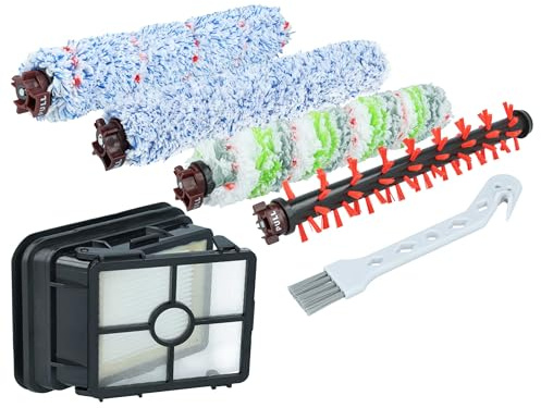 vhbw 7-tlg. Zubehör-Set kompatibel mit Bissell 1785P, 17859, 1785A Staubsauger - HEPA-Filter, Staubsaugerbürste, Reinigungswerkzeug