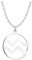 Sofia Milani - Damen Halskette 925 Silber - Wassermann Sternzeichen Anhänger - N0730