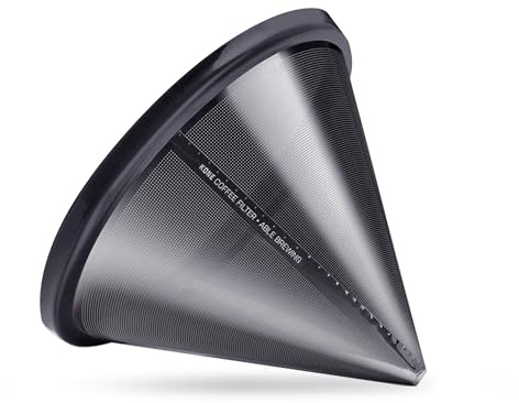 Able KONE for Chemex : le filtre à café original réutilisable en titane noir