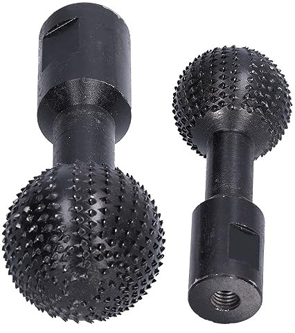 ZAWELIYO Fresa Esférica Para Amoladora De 14mm Cabeza De Molienda En Acero Aleado Herramienta De Grabado Y Ranurado Rápido Para Madera Metal No Ferroso Tazones Cucharas Diámetro 41mm