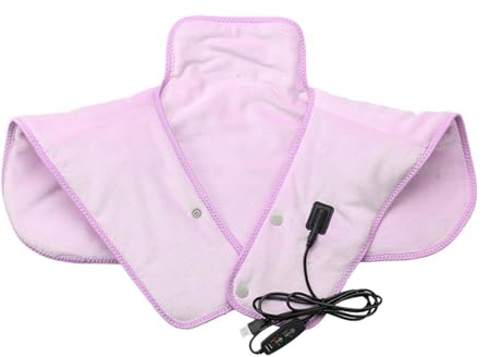 Cojín térmico para espalda y cuello, almohadilla térmica para hombros y calentador de espalda, cojín térmico para espalda con 3 niveles de calor, calentador de cuello, calentador de hombros, cojín