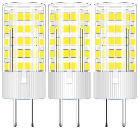 ZHENMING GY6.35 LED 4W 6000K Kaltweiß Ersatz 40W Halogen