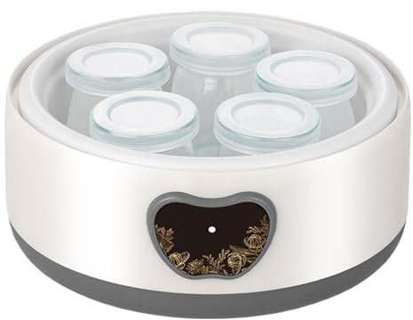 Maker de yaourt avec température réglable, machine à yogourt électrique | Fabricant de yogourt automatique portable | Appareils à domicile multifonction, accessoires ménagers pour la cuisine