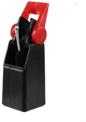 Helilyco Cartuccia per giradischi, cartuccia di ricambio per GP330 GP331 GP350 GP351 D74 75Y M100, per fonografo giradischi (rosso + nero)
