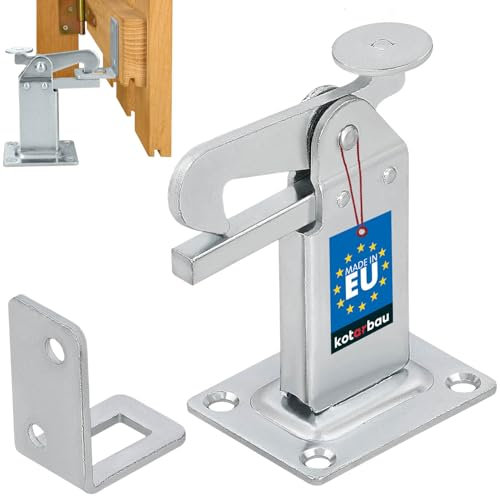 KOTARBAU® Butoir de porte 97 mm - Montage au sol - En acier massif - 97 mm