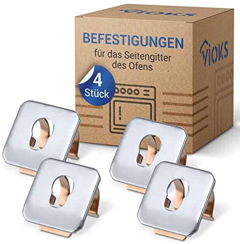 VIOKS Buchsen SET 4x Ersatz für Bosch 00631174 / Herd Siemens Backofen Zubehör für Backofen Gitter & Backofen Bosch Herd Ersatzteile/Siemens Ersatzteile/Constructa Backofen Ersatzteile