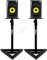Gorilla DJ Studio GSM-100 Studio Monitor Speaker Floor Stands with Foam Pads Height and Positioning Adjustments