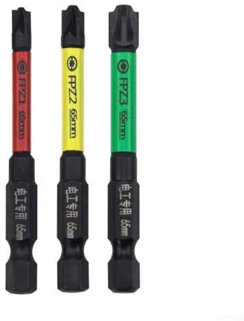 ZiStarlilife Lot de 3 embouts de tournevis magnétiques pour électriciens, tournevis cruciformes avec antirouille, pour interrupteur, disjoncteurs, interrupteurs pneumatiques