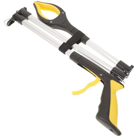 CLISPEED Pinza Pieghevole Per Rifiuti Domestici Attrezzo in Di Alluminio e Pp Per Afferrare Oggetti Gadget e Da Impugnare