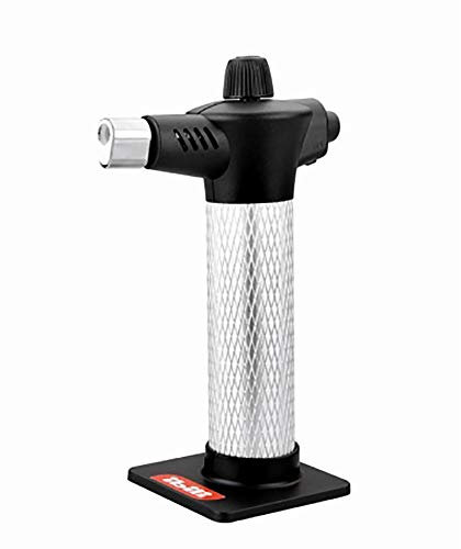 Ibili 704450 Chalumeau Goumet Luxe, Noir/Argent
