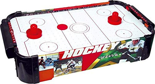Jugatoys Air Hockey Holz, dekoriert auf dem Tisch, 51 x 31 x 10,5 cm