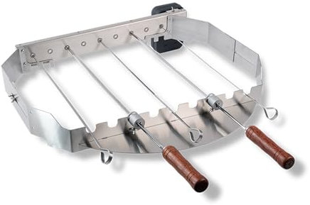 MOESTA-BBQ 19235 Turnado Elektrischer Spießdreher für Smokin' PizzaRing für Kugel-Grills mit 57cm / 60cm Durchmesser