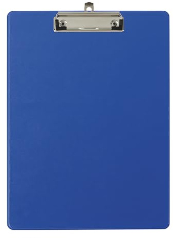 Exacompta - Ref. 19292E - 1 Clipboard with pocket - Format 23x32cm for A4 - Blue