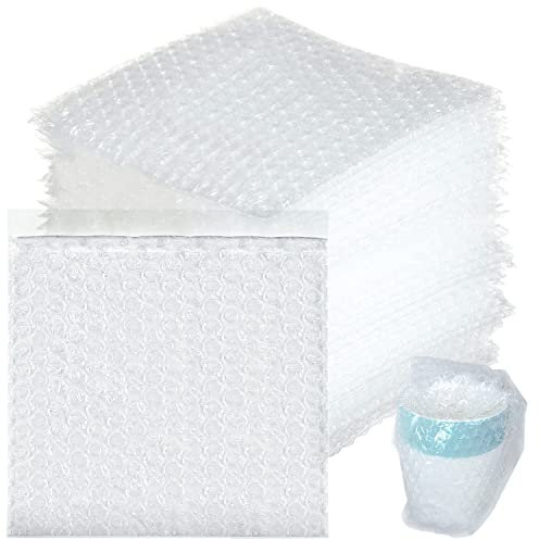 Luftpolsterfolie Verpackungsmaterial Bubble Wrap Polsterfolie Luftpolsterumschläge Luftpolstertaschen Knallfolie für Umzug und Versand Verpackung (30x30cm)
