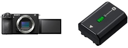 Sony Alpha 6700 | Appareil Photo Hybride APS-C (26Mp BSI, Mise au Point AF basée sur l'IA, stabilisation d'image sur 5 Axes, Écran Tactile pour Vlogging & Selfies) + NPFZ100