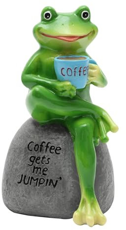 POXIAOER Ornements de jardin en plein air, sculptures et statues d'animaux en plein air, décorations de jardin, décorations de bureau, vacances, festival, anniversaire pour amis, famille, petite