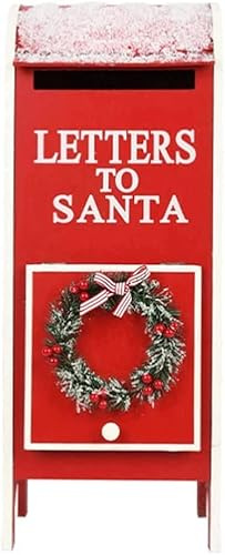 LXTIN Mailbox Classic Creative Christmas Postbox Floor-Standing Post-Mount Mailboxes for Family Room Post-Mount Mailboxes Decoration Home Decoration (Color : C)