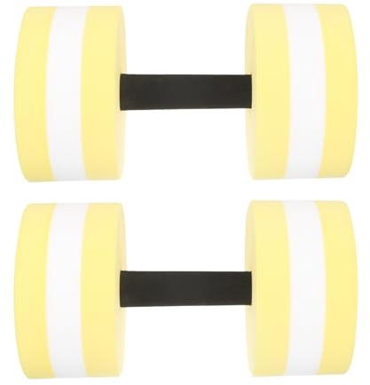 BCOATH 2 Piezas Mancuernas Flotantes de Agua EVA de Resistentes y Ligeras para Entretenimiento y Ejercicio Piscina para Entrenamiento Acuático y Diversión